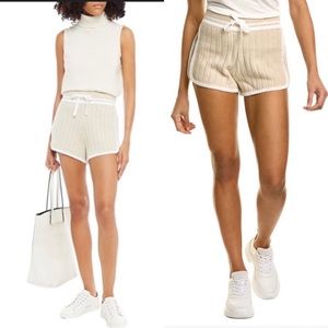 Rag & Bone Serena Knit Shorts In Oatmeal Size S/P